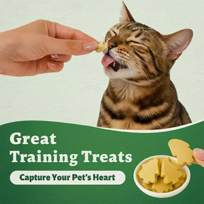Freeze-Dried Cat Treats – High-Protein Chicken, Spruce-Derived Cellulose for Hair Ball Control, Rich in Omega-3 & Vitamins for Shiny Coat – Grain-Free, Fresh-Locked Mini Packs