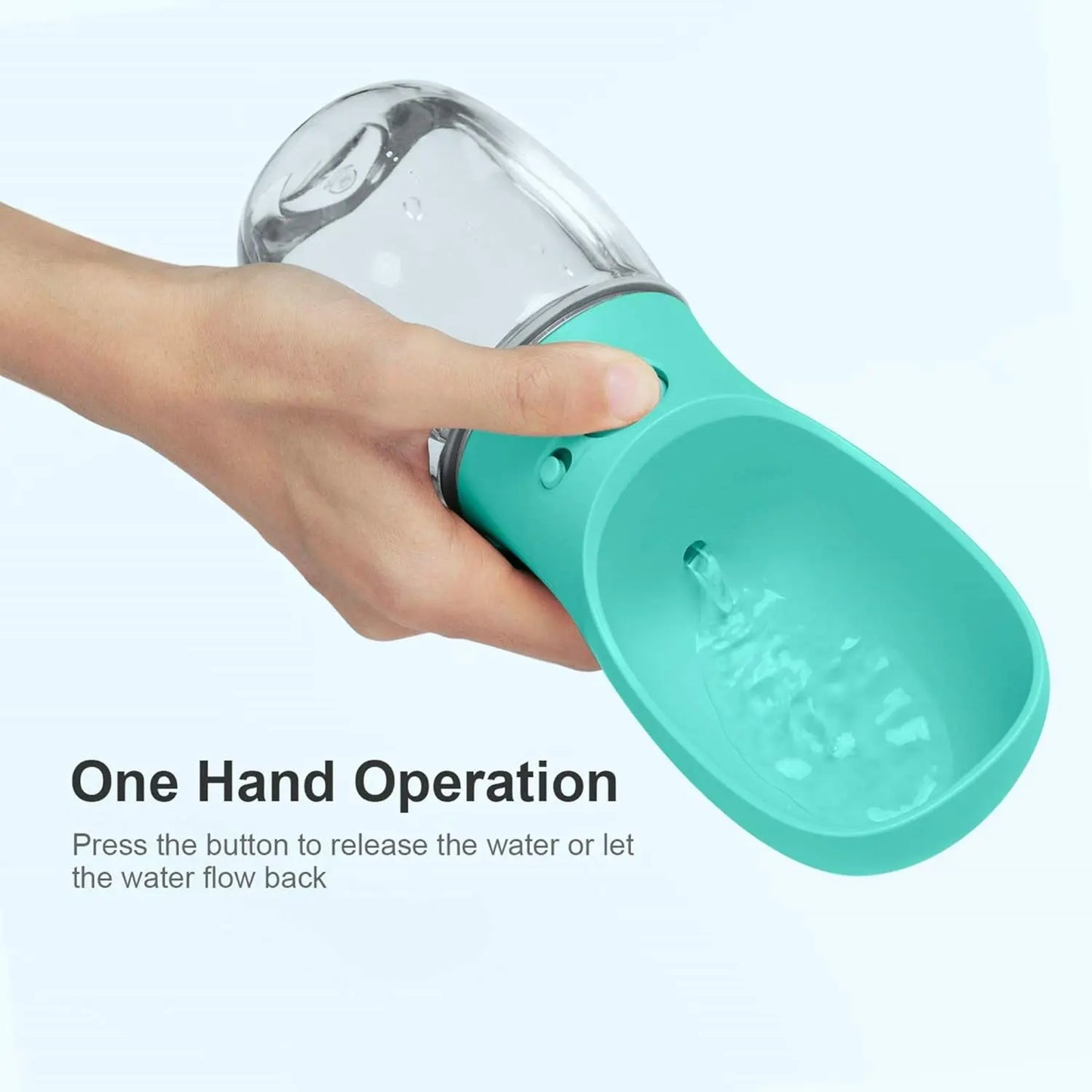 3 in 1 Pet Water Bottle for Feeding Dogs & Cats,Contain 1 Count Pet Water Bottle with Food , Automatic Water Feeder, Dispenser Portable Dog Water Bottle with Accessories,Dog Gift,Cat Gift Dog Walk Water Bottle,,Portable Pet Water and Food Dispenser
