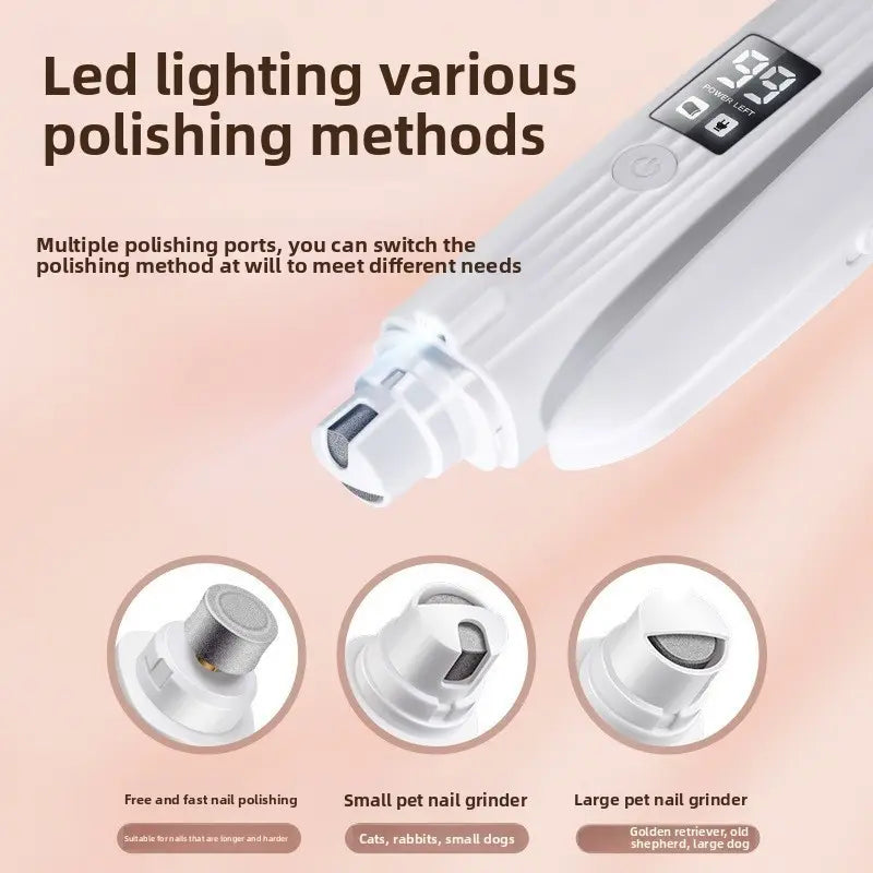 2-In-1 Pet Nail Clippers, Cat Nail Clippers, Dog Electric Nail Grinder, Multifunctional Pet Nail Clipper Tool