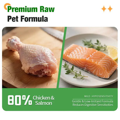YOSSOA Freeze-Dried Chicken Meat Healthy Cat Snacks for Cat Dental and Hairball Control Treats Crunchy Paw Treat Rich in Fish Oil, Vitamins, Omeg3