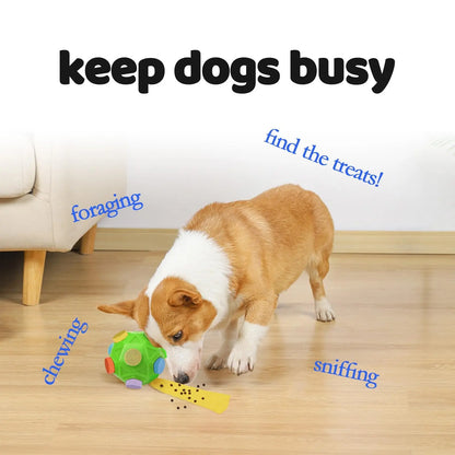 Dog Puzzle Toy, Dog Enrichment Toy, Portable Pet Snuffle Ball Toy, Interactive Chew Pet Supplies for Dog, Olfactory Training Toys Relieve Anxiety and Release Stress