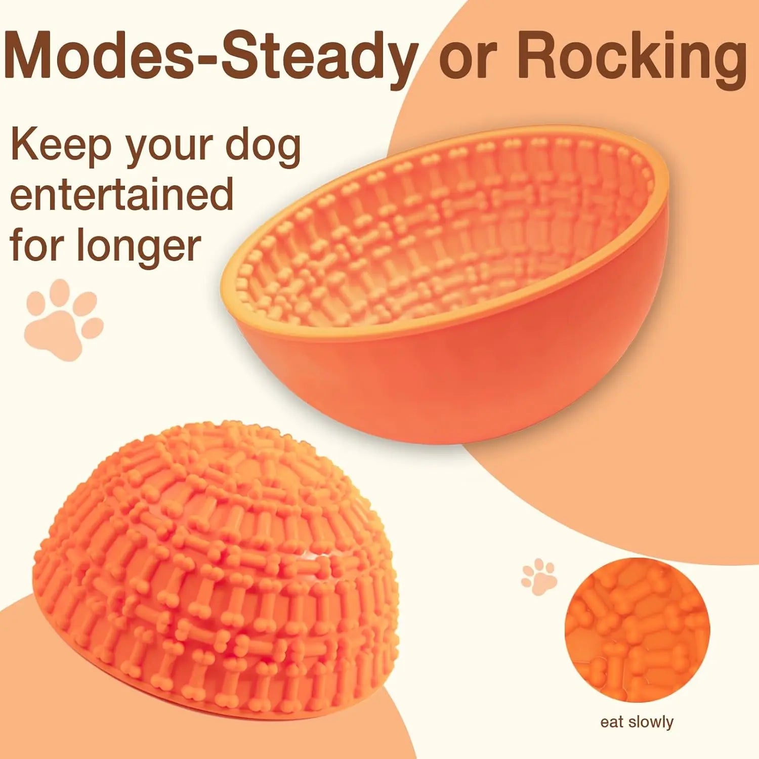 Four Angels-Dog Lick Bowl | Interactive Slow Feeder, Slow Feeder Dog Bowl for Anxiety/Boredom Relief & Fun Engagement Dog Anxiety-Msw
