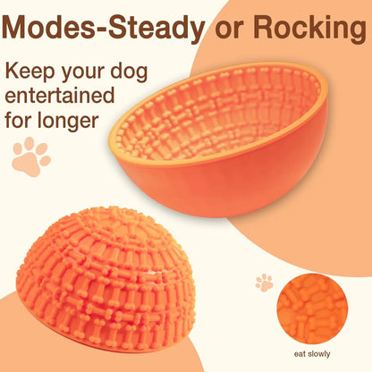 Four Angels-Dog Lick Bowl | Interactive Slow Feeder, Slow Feeder Dog Bowl for Anxiety/Boredom Relief & Fun Engagement Dog Anxiety-Msw
