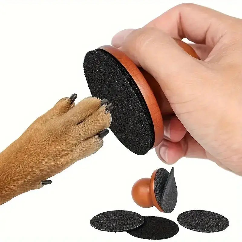 Pawsitive Calm Nail Grinder for Dogs & Cats – Anxiety-Free Grooming Tool with Multi-Surface Scratch Pad, Silent Filing Technology