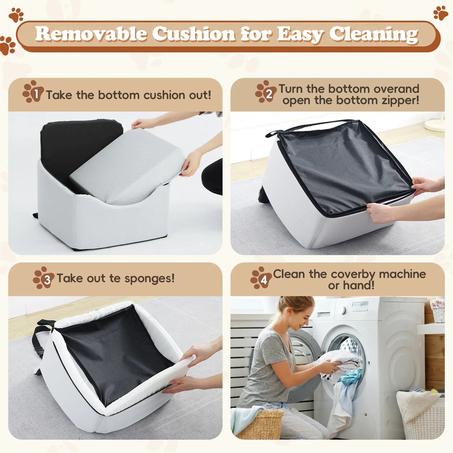 【Dealsforyoudays】 VALUXE Dog Car Booster Seat, All-Season Enclosed Design with Seat Belt Straps, Non-Slip & Waterproof Pet Travel Seat Summervibes Petlovers Summerwins