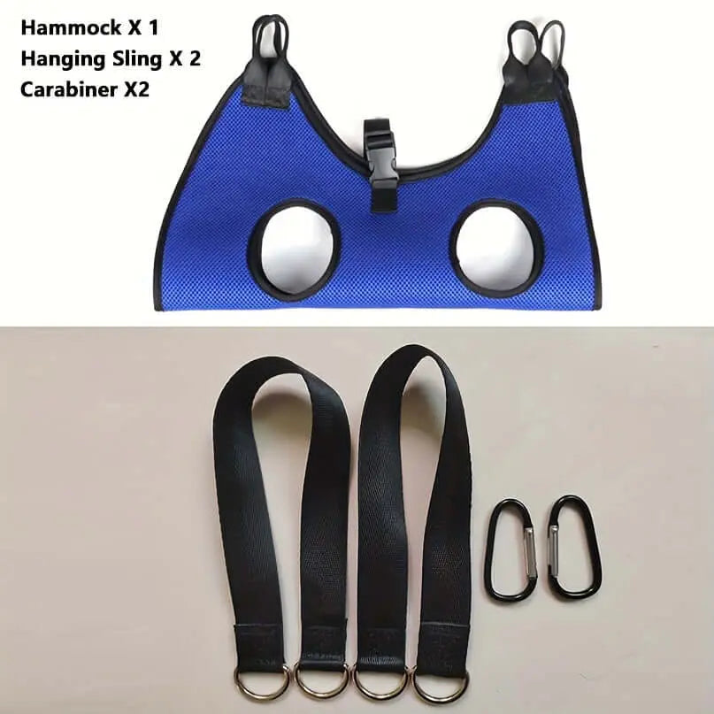 Relax and Groom: Comfortable Pet Grooming Hammock Harness for Dogs & Cats