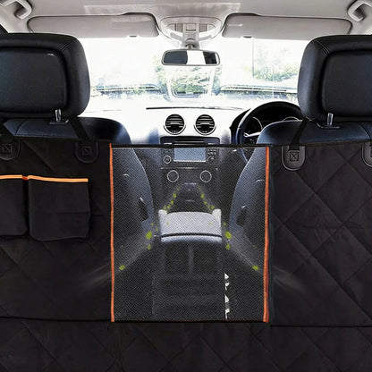Dog Car Hammock Rear Seat Cover - Waterproof, Heavy-Duty, Scratch-Proof, Nonslip, Soft Auto & Car Interior Accessory for Trucks, Suvs | Waterproof Seat Covers, Backseat Protector, Auto Accessories