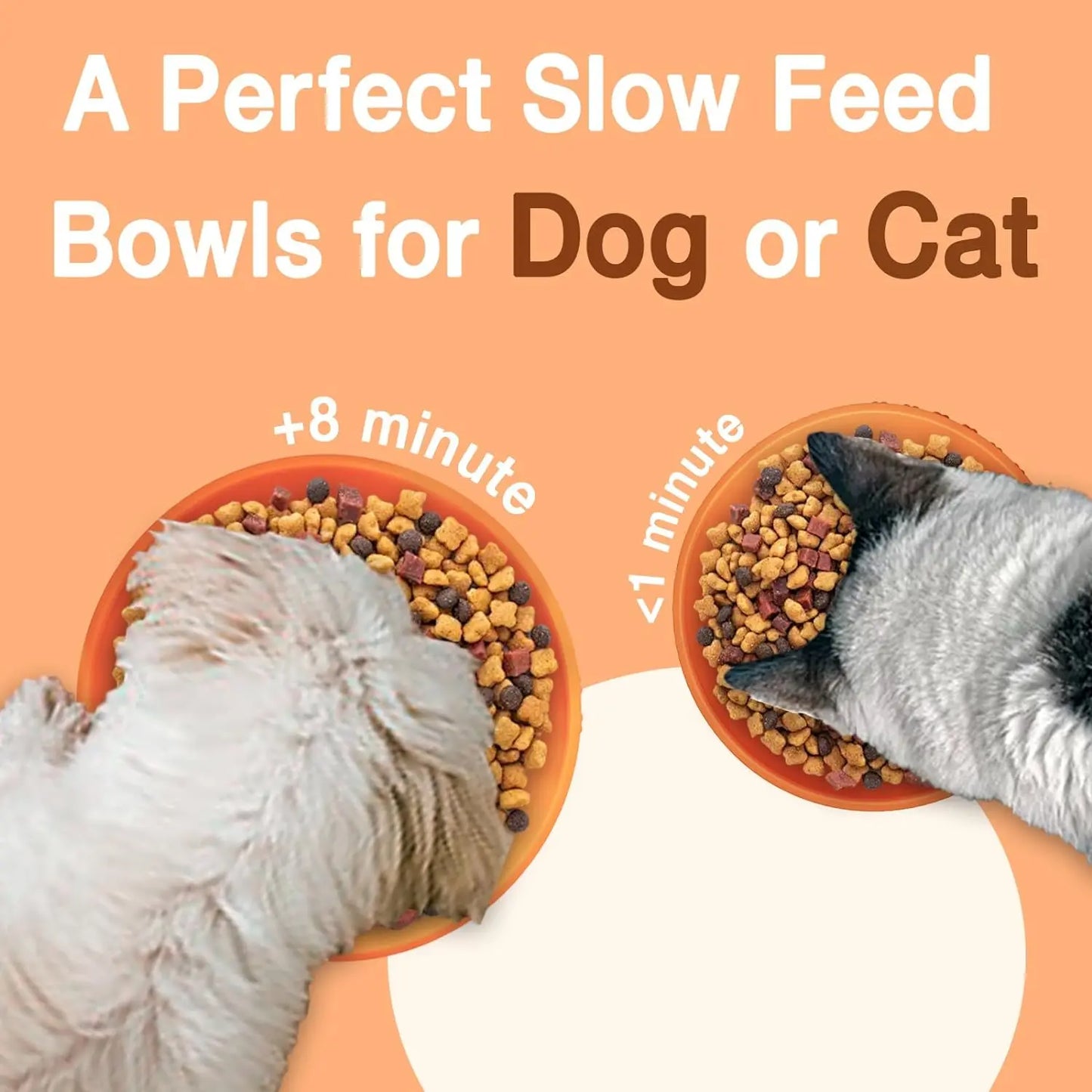 Four Angels-Dog Lick Bowl | Interactive Slow Feeder, Slow Feeder Dog Bowl for Anxiety/Boredom Relief & Fun Engagement Dog Anxiety-Msw