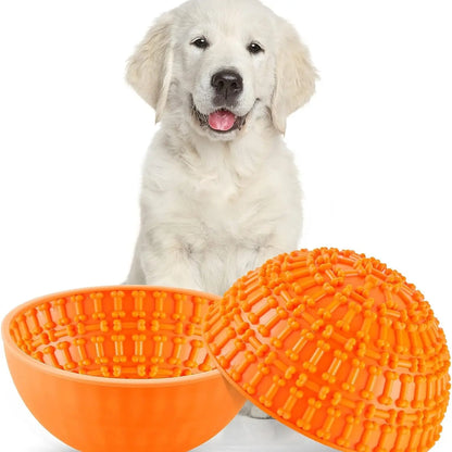 Four Angels-Dog Lick Bowl | Interactive Slow Feeder, Slow Feeder Dog Bowl for Anxiety/Boredom Relief & Fun Engagement Dog Anxiety-Msw