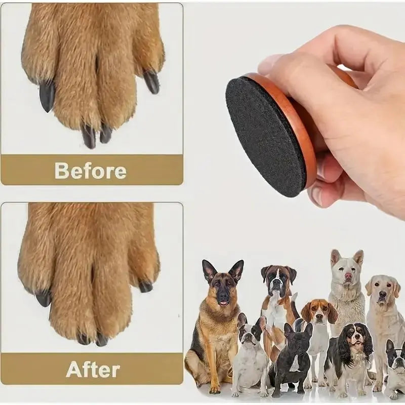 Pawsitive Calm Nail Grinder for Dogs & Cats – Anxiety-Free Grooming Tool with Multi-Surface Scratch Pad, Silent Filing Technology