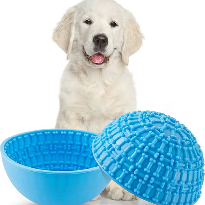 Four Angels-Dog Lick Bowl | Interactive Slow Feeder, Slow Feeder Dog Bowl for Anxiety/Boredom Relief & Fun Engagement Dog Anxiety-Msw