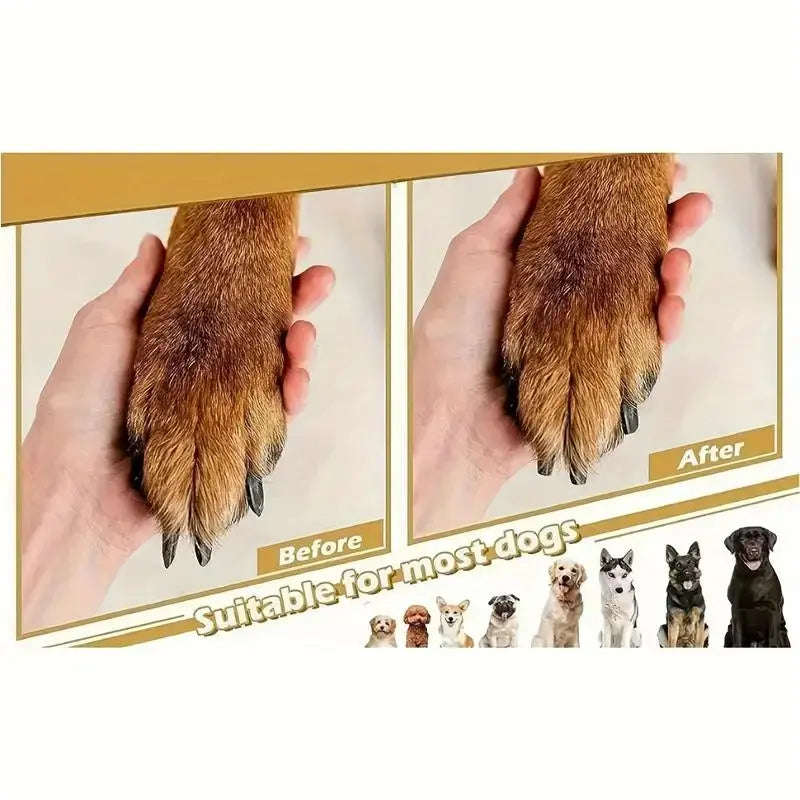 Pawsitive Calm Nail Grinder for Dogs & Cats – Anxiety-Free Grooming Tool with Multi-Surface Scratch Pad, Silent Filing Technology
