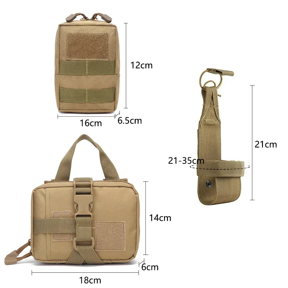 3 Pcs Dog Tactical Bags Molle Pouches for Dog Vest Harness #Summerwins #Dealsforyoudays Multi-Purpose Military Nylon Waist Pack Utility Bag Detachable Patches Pouches