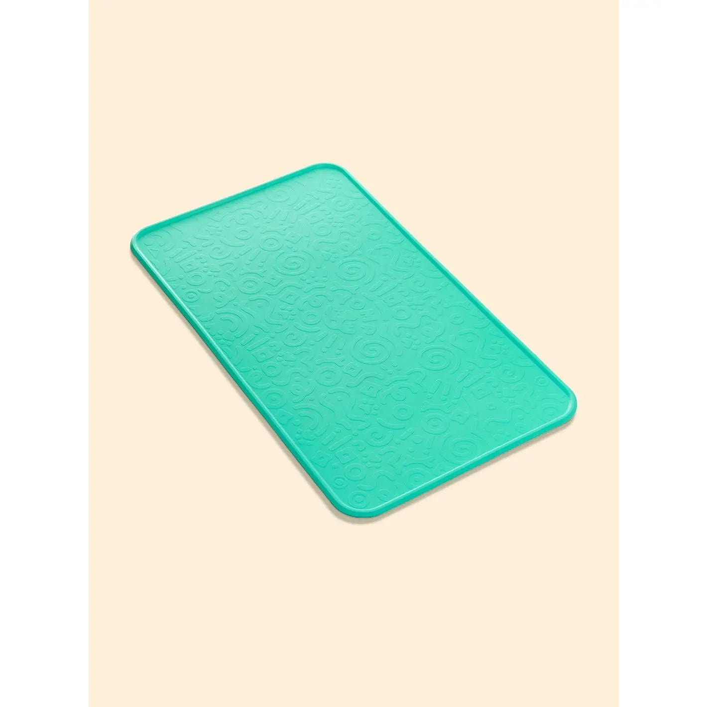 Yomp Splashmat Silicone Pet Food Mat – Non-Slip, Waterproof, and Pet-Safe Tray with Raised Edge for Dog Food and Water Bowls