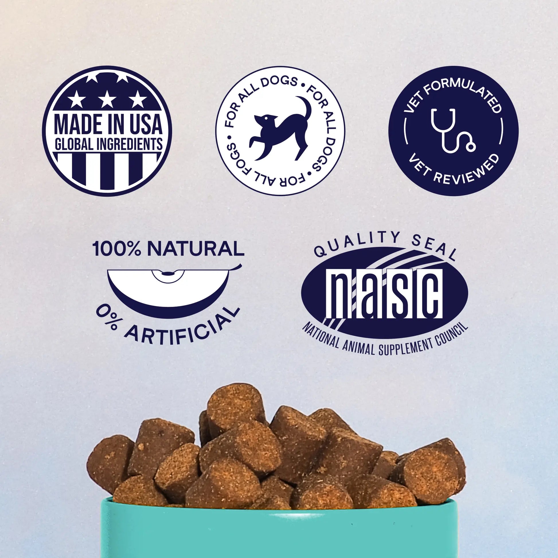 FINN Calming Aid for Dogs - Natural Calming Chews, Melatonin, Stress Support, Separation Support, Sleep Support - 90 Soft Chews Supplements