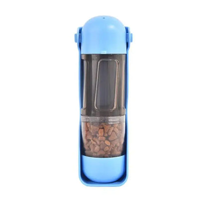 Furri Portable Pet Water Bottle & Feeder - Multifunctional Dog Water Bottle 4 in 1 Leak Proof Foldable