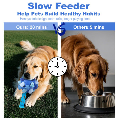 Gift for Pets, Dog Snuffle Ball Toy - Calming Puzzle Game for Small Dogs, Slow Feeder Snack Dispenser, Anxiety Relief & Mental Stimulation, Velvet Scented Hide & Seek Treat Ball,Ball Puzzle, Native Hidden Toy, Pet Snuffle Ball,