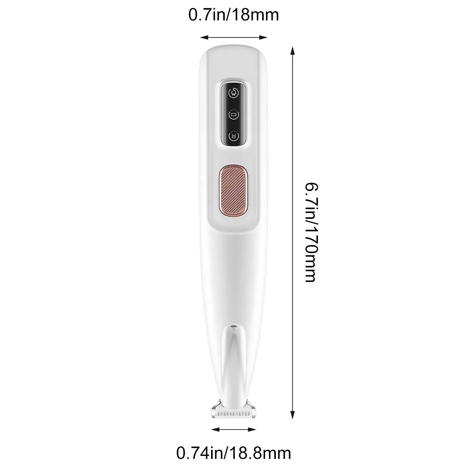 At-Home Pet Spa Hack Cordless Dog Clipper Low Noise Cat Trimmer Ceramic Blade Waterproof Grooming Kit LED Light for Anxiety-Free Paws Faces