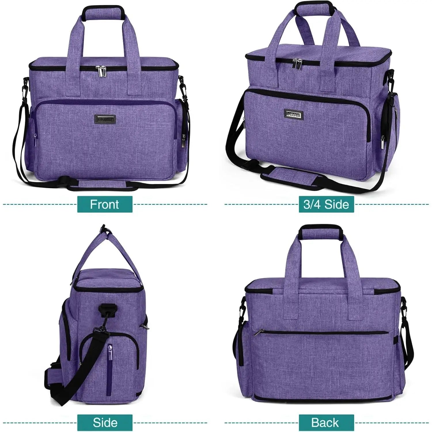 Weekend Pet Travel Handbag, Meeting Aviation Standards, Equipped with 2 Food Containers and 2 Foldable Silicone Bowls