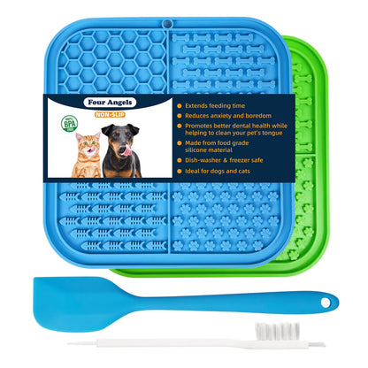 Four Angels-Dog Lick Bowl | Interactive Slow Feeder, Slow Feeder Dog Bowl for Anxiety/Boredom Relief & Fun Engagement Dog Anxiety-Msw