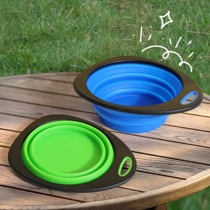Foldable Dog Bowl, Portable Travel Food and Water Dish, Pet Bowl, Outdoor Folding Dog Bowl, Cat Feeding and Drinking Bowl, Pet Supplies