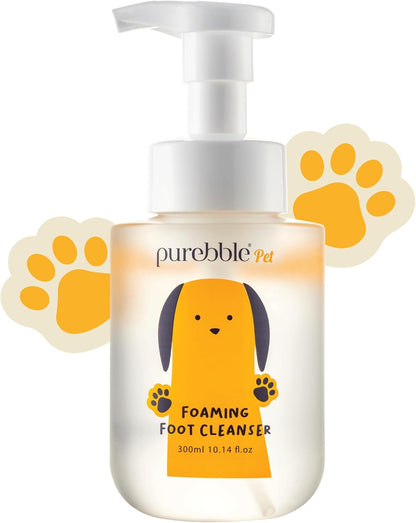 Pet Foaming Foot Paw Cleanser | Designed for All Types of Paw Washers | Dog Cleaning Supplies | Nourishing, Softening, Calming, Itch Reducing for Dog Paws | 300Ml / 10.14 Fl Oz