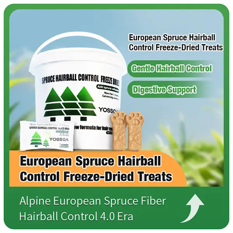 YOSSOA Freeze-Dried Chicken Meat Healthy Cat Snacks for Cat Dental and Hairball Control Treats Crunchy Paw Treat Rich in Fish Oil, Vitamins, Omeg3