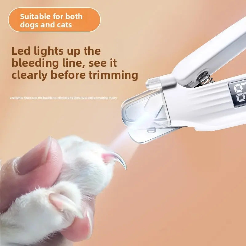2-In-1 Pet Nail Clippers, Cat Nail Clippers, Dog Electric Nail Grinder, Multifunctional Pet Nail Clipper Tool