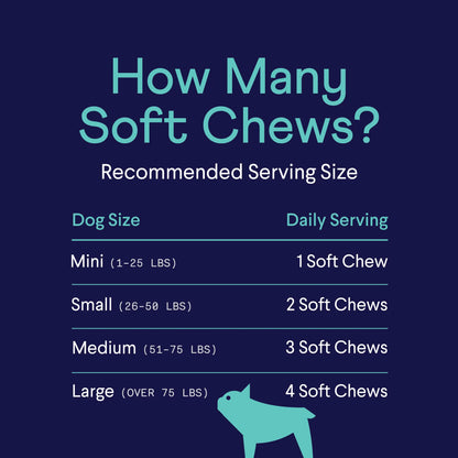 FINN Calming Aid for Dogs - Natural Calming Chews, Melatonin, Stress Support, Separation Support, Sleep Support - 90 Soft Chews Supplements