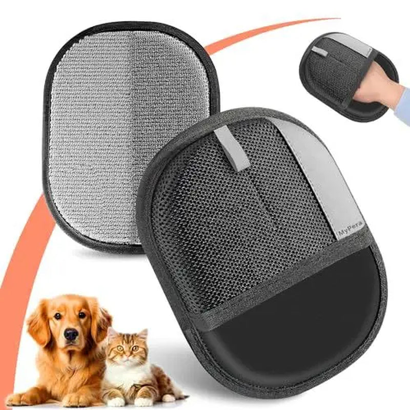 PET Hair Remover Electrostatic Gloves Two-Way Brush Sticky Hair Remover Cat Hair Dog Hair Glover Grooming Removal Cleaning